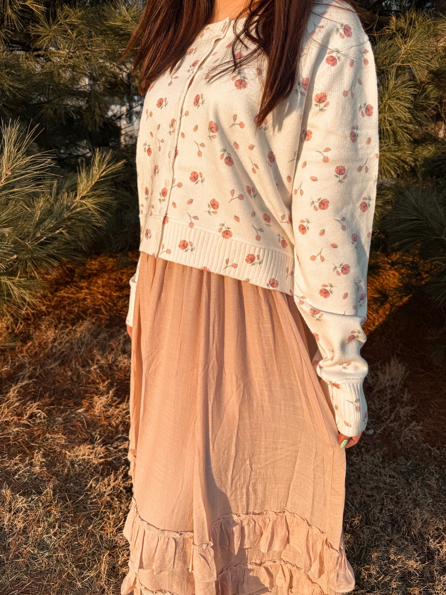 Grandmas Cropped Sweater