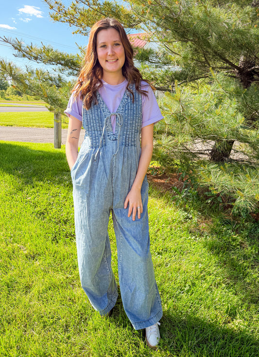 Denim jumpsuit
