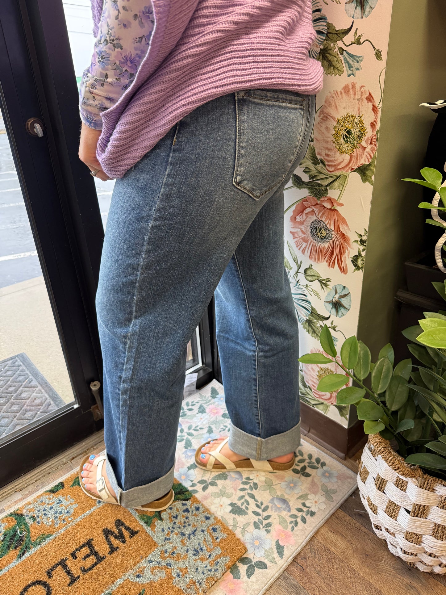 High Rise Kan Can Jeans