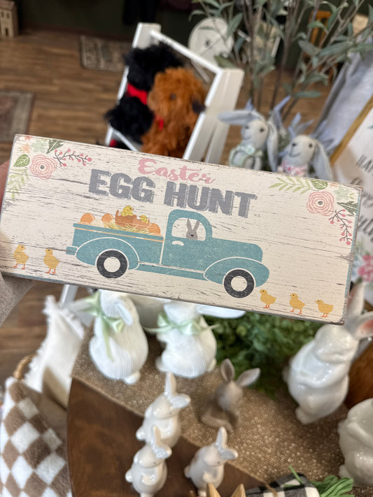 Easter Egg Hunt Sign