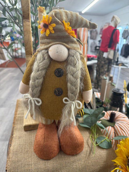 Fall Sunflower Gnome