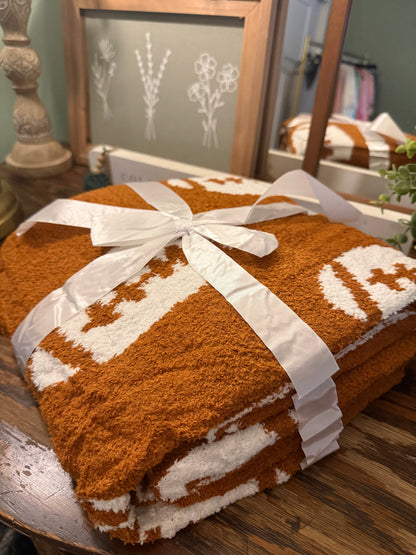 Game day throw blanket-reversible  🏈
