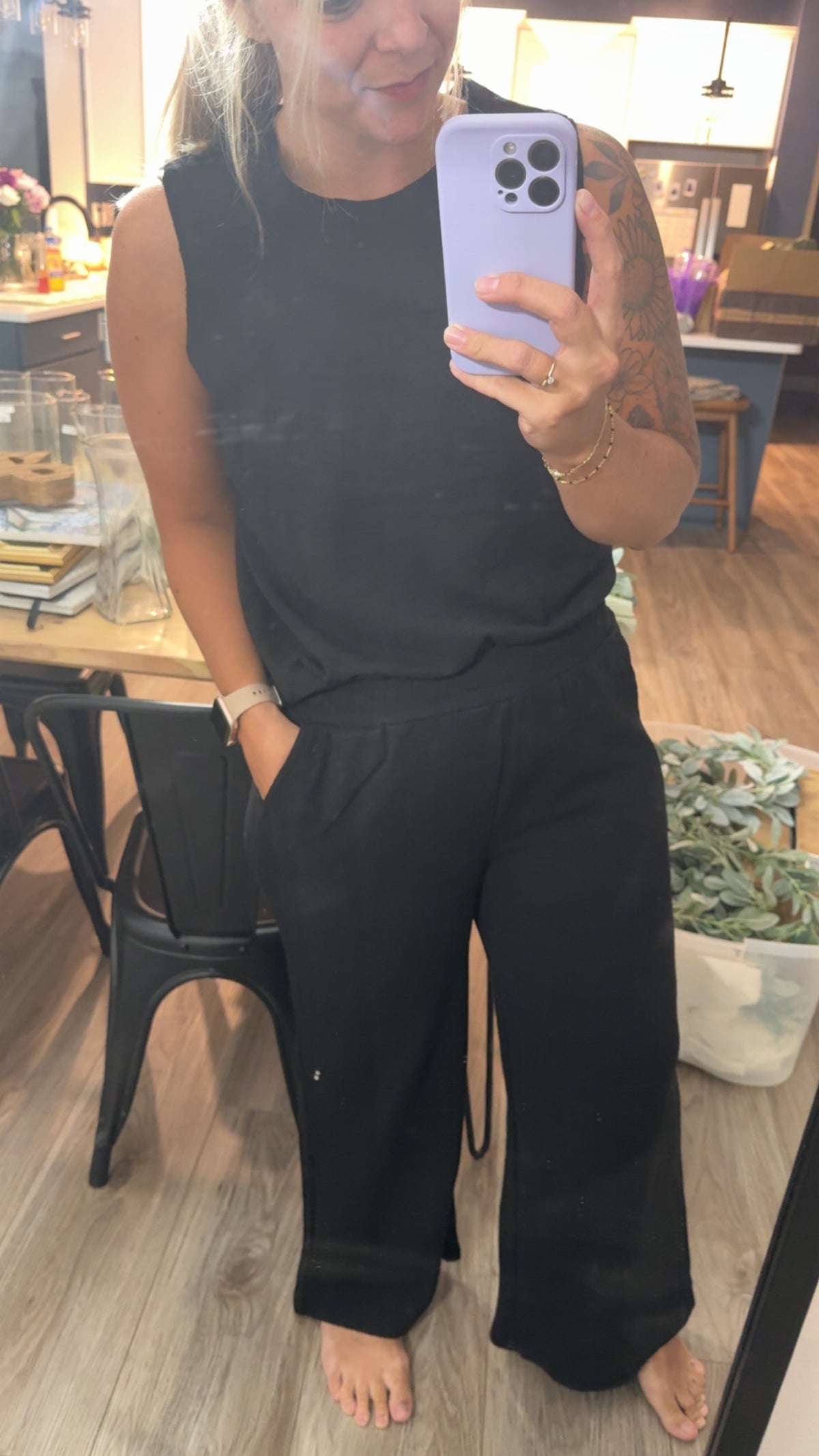 Cotton Slub Tank & Pants 2PC Set - Zenana✨ 3 colors 🤎💚🖤