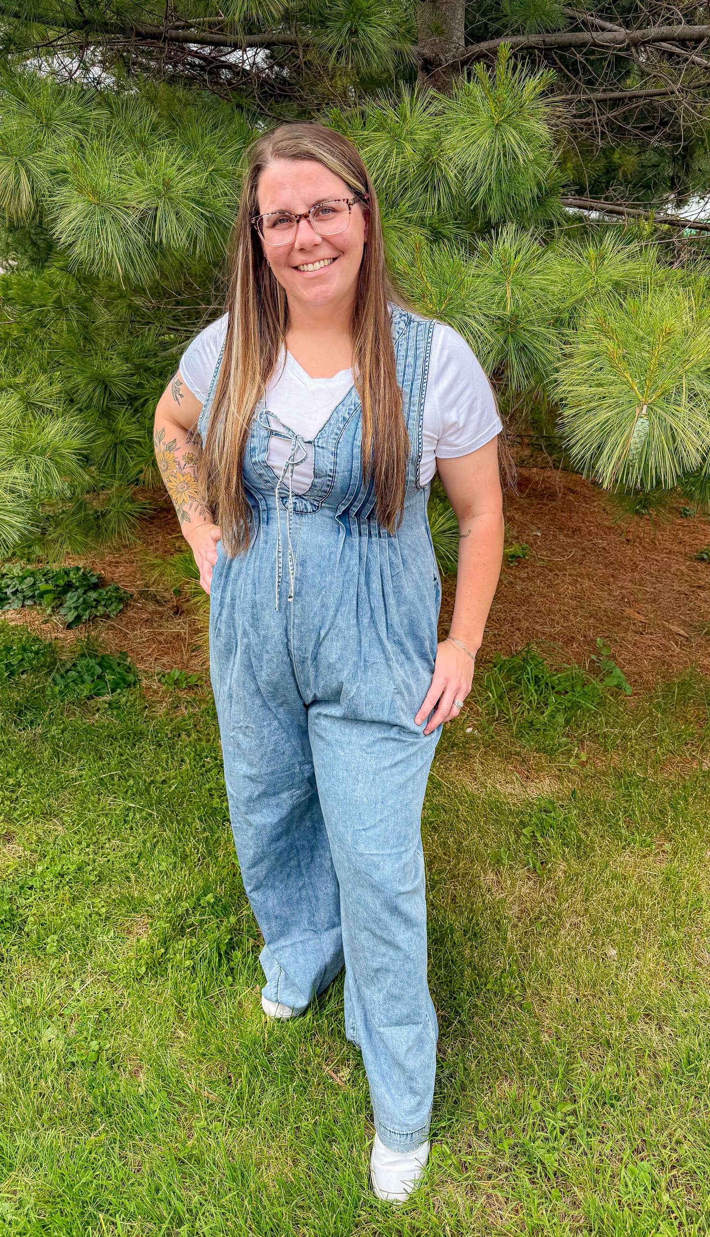 Denim jumpsuit