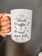 Drink coffee and read your Bible coffee mug