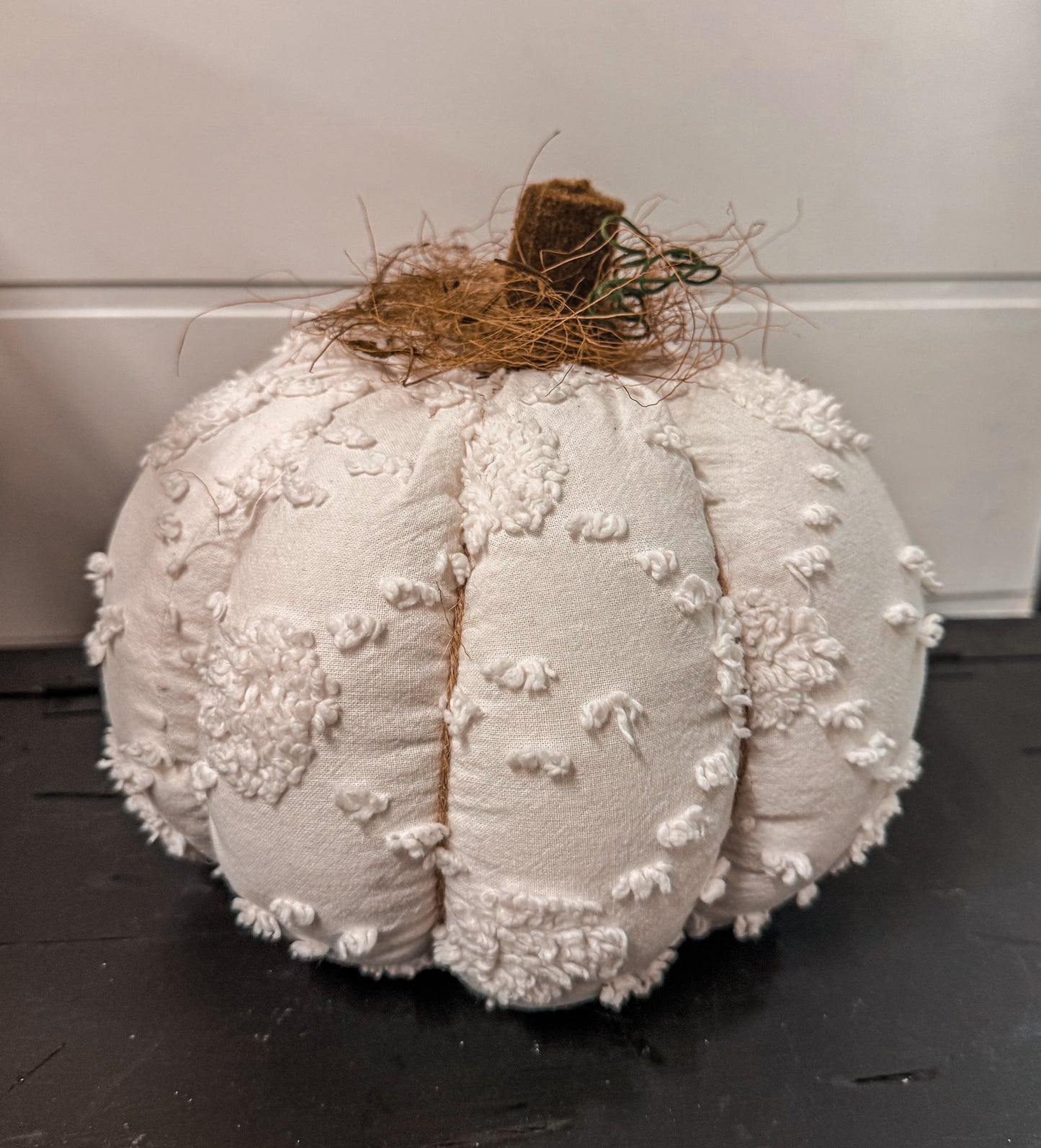 White Plush Pumpkins