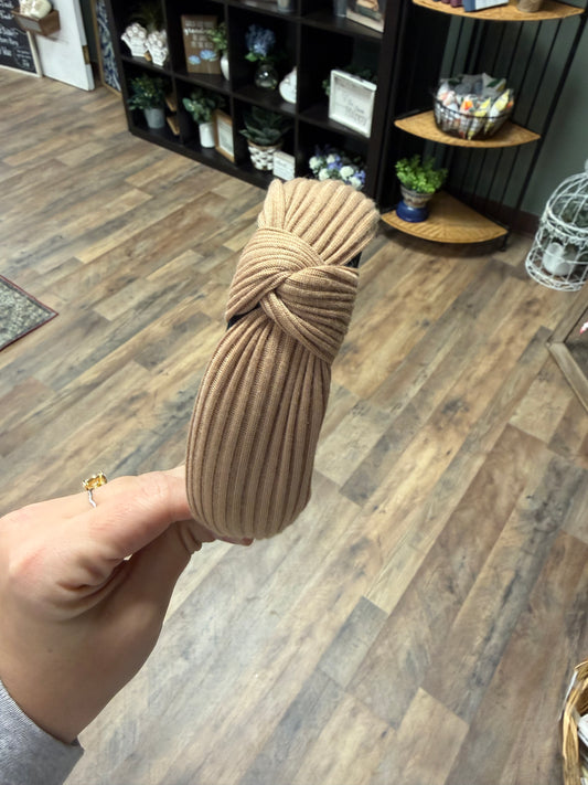 Brown headband