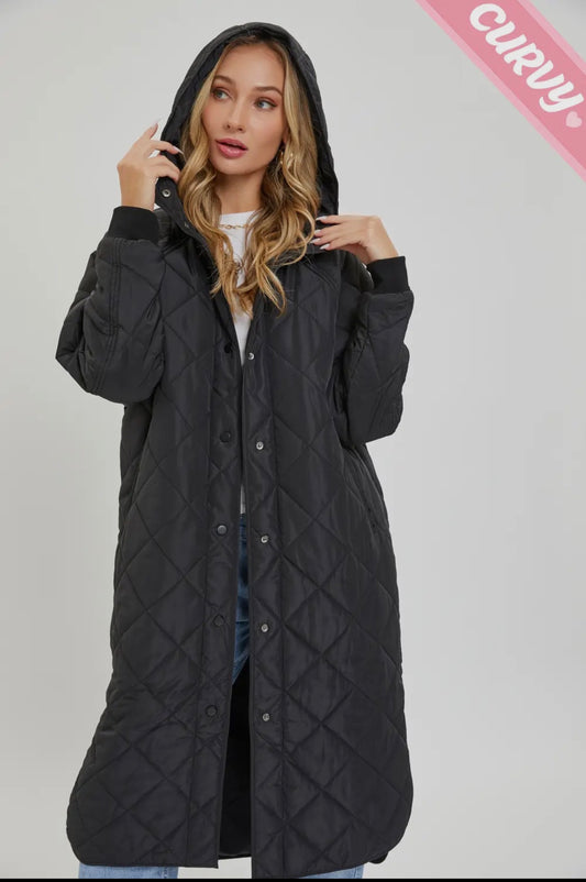 Curvy Quilted Puffer