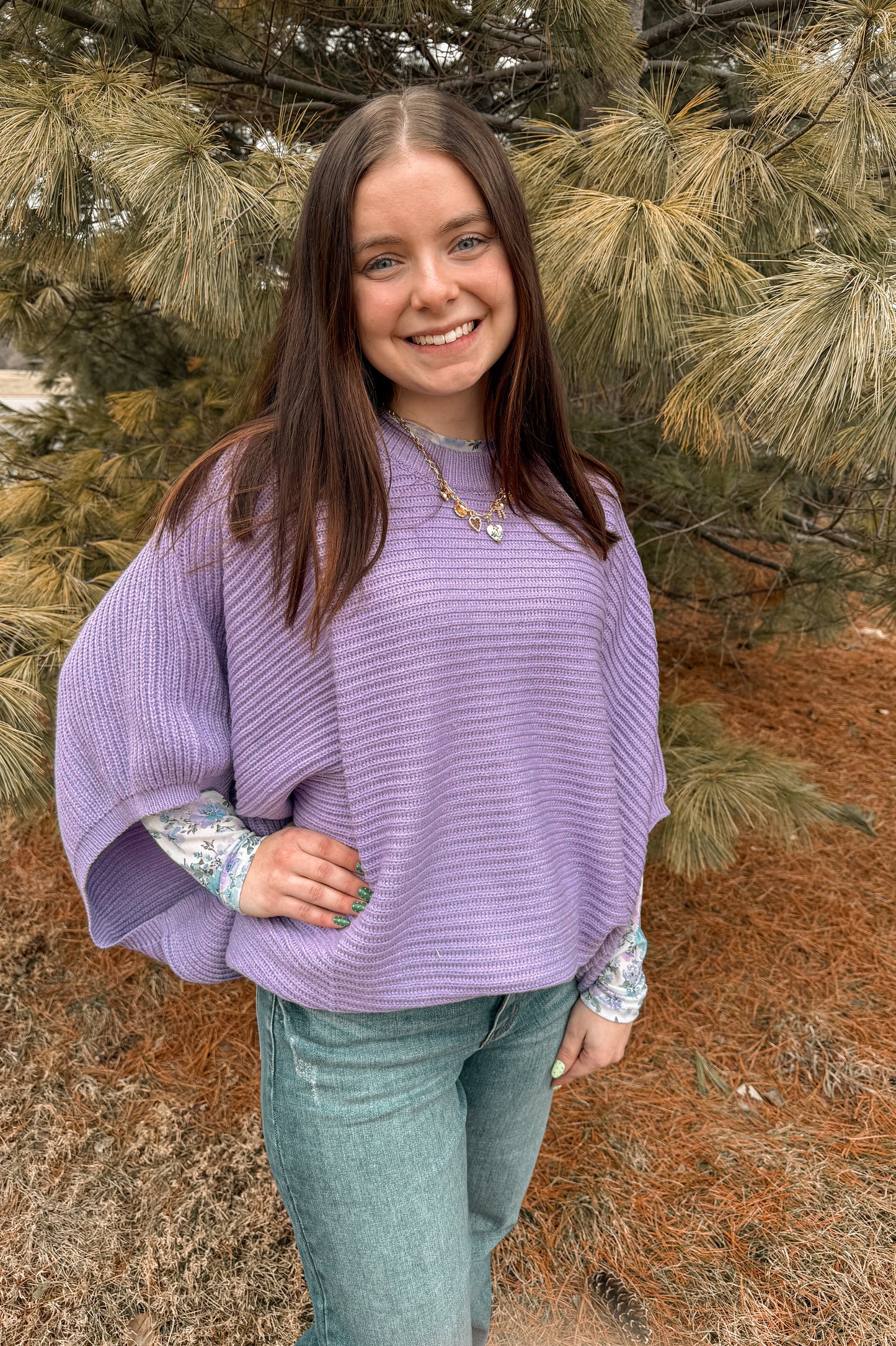 SPRING MEG PULLOVER PONCHO