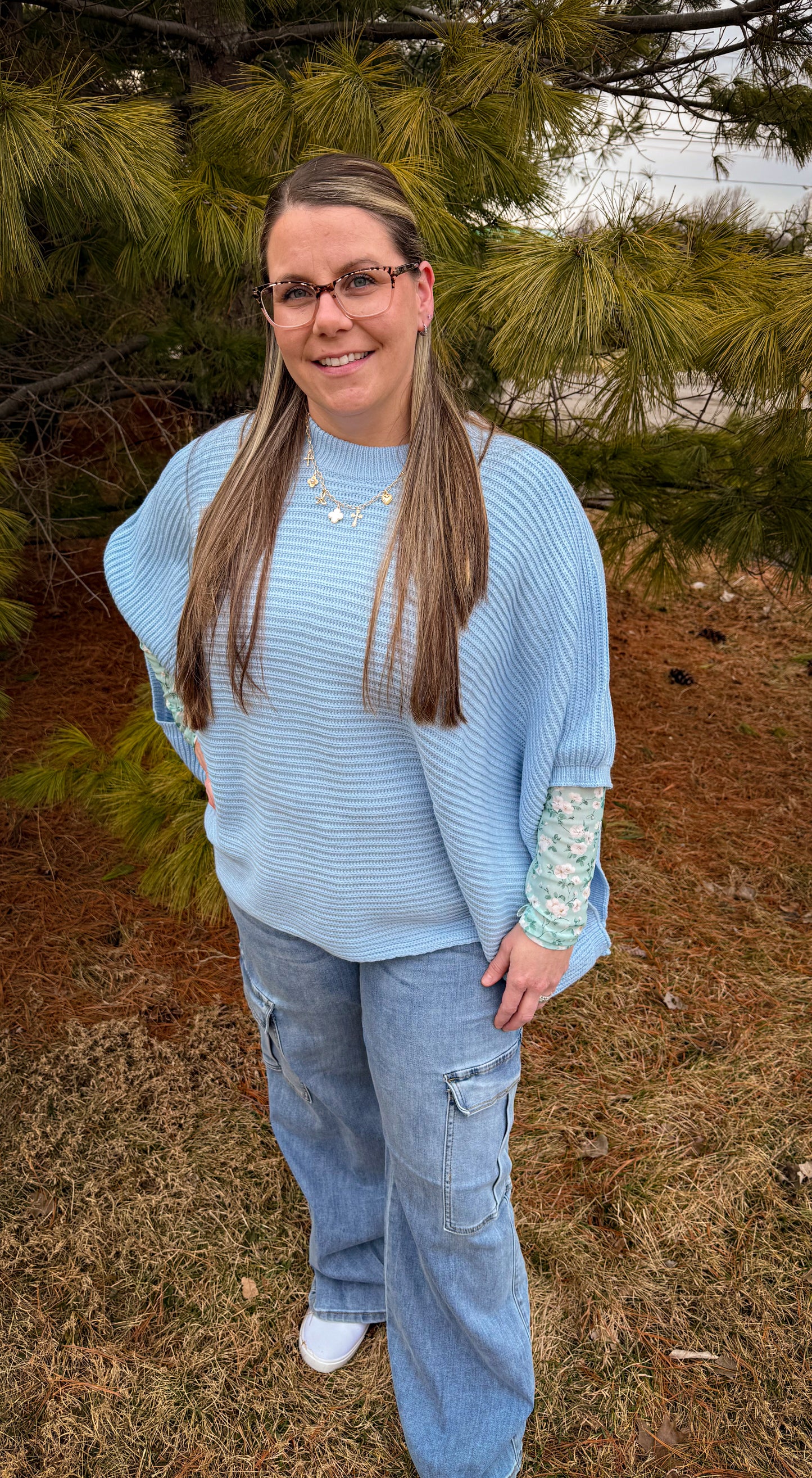 SPRING MEG PULLOVER PONCHO