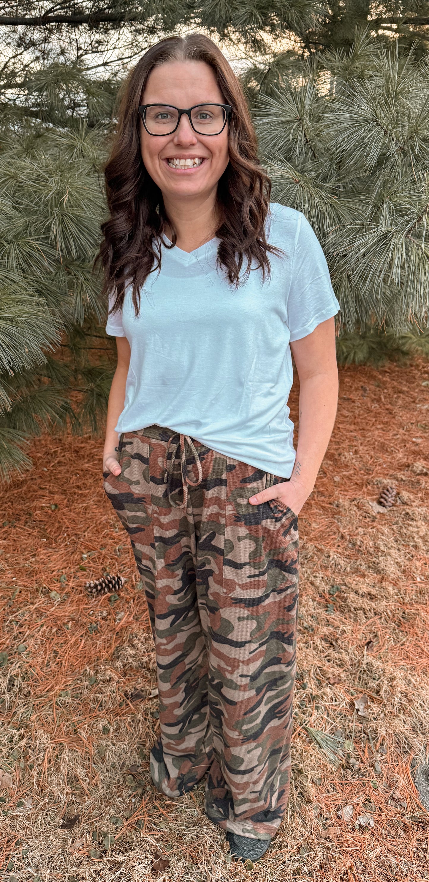 Jess Lea Basic Tee- White