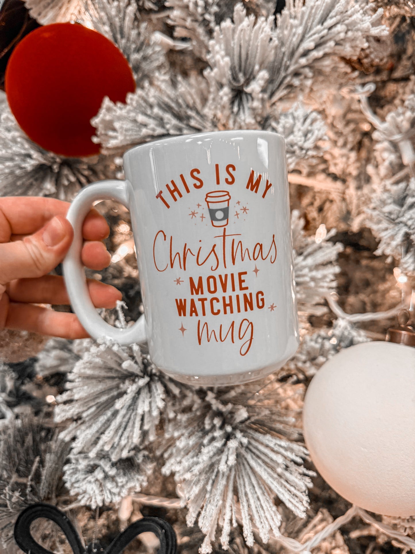 This is my Christmas movie watching mug
