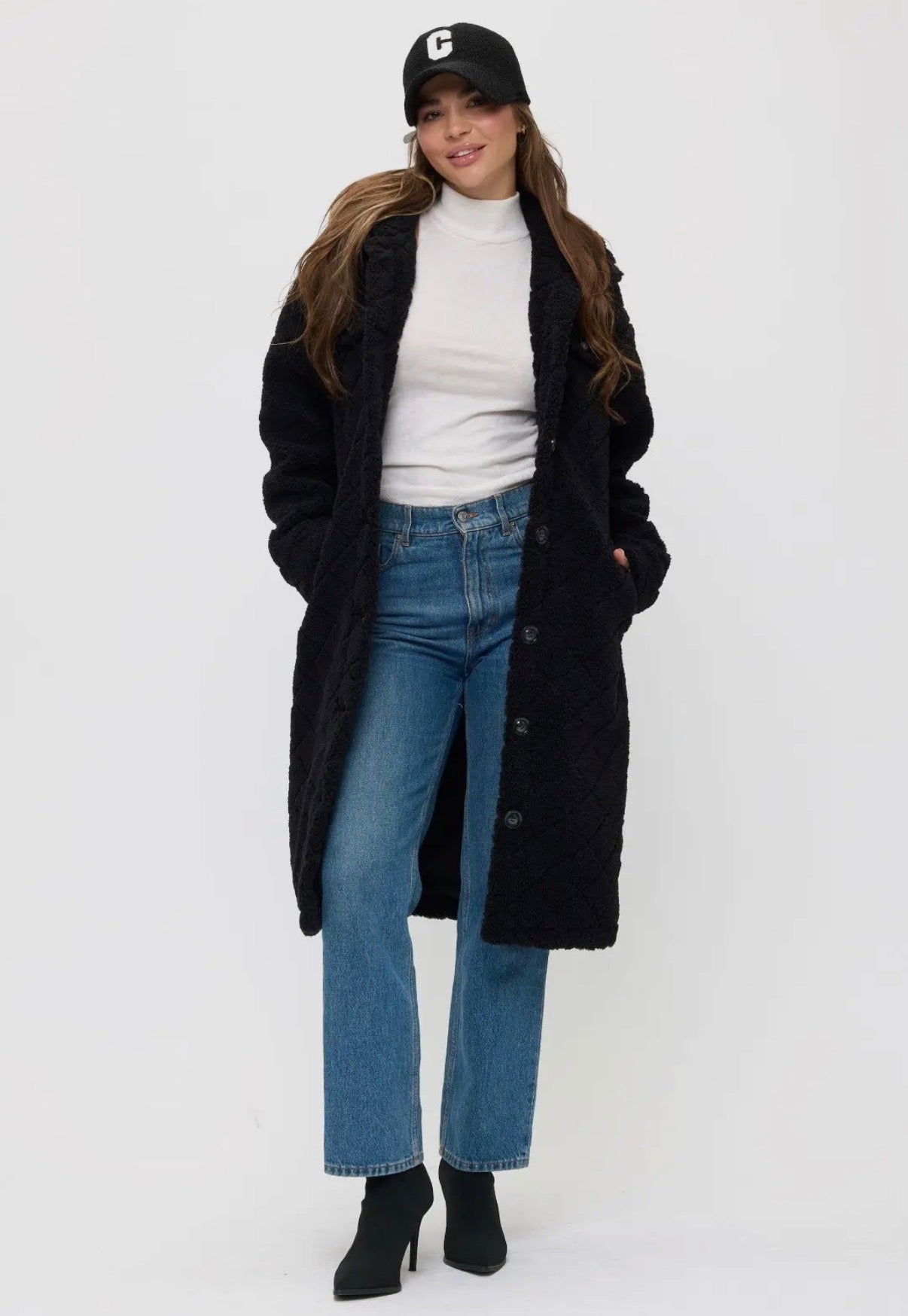 Diamond Sherpa Coat