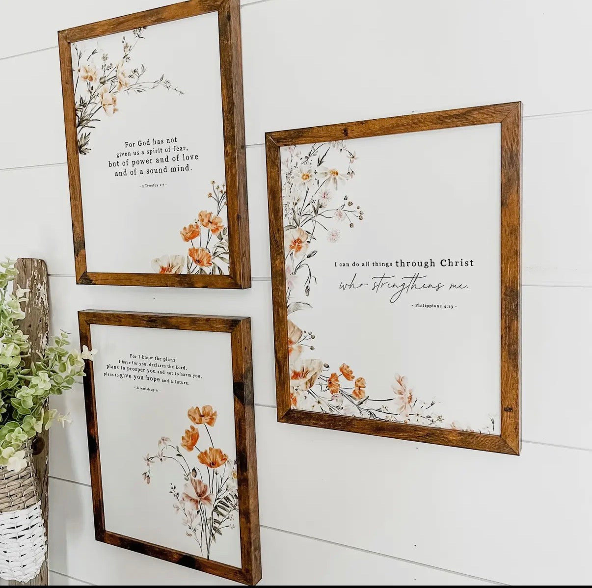 Wildflower Bible Verse Frame