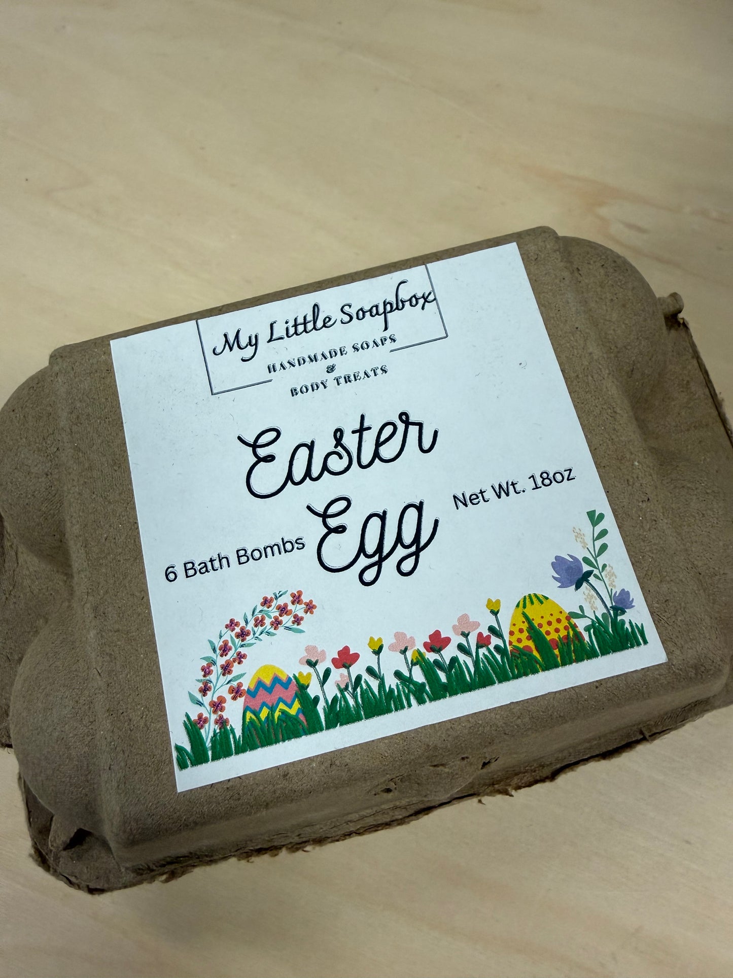 Egg Carton Bath Bombs