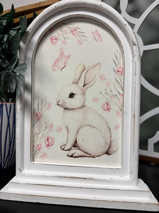 Pink Bunny Arched picture