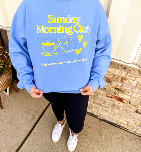 Sunday Morning Club Crewneck