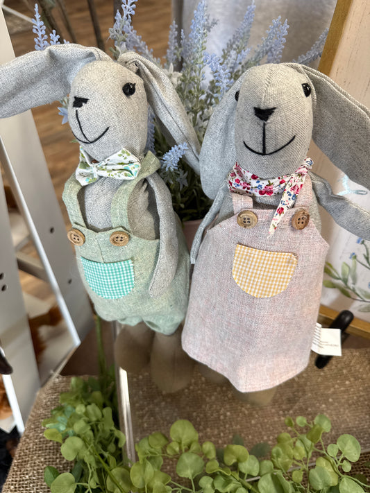 Plush vintage bunnies