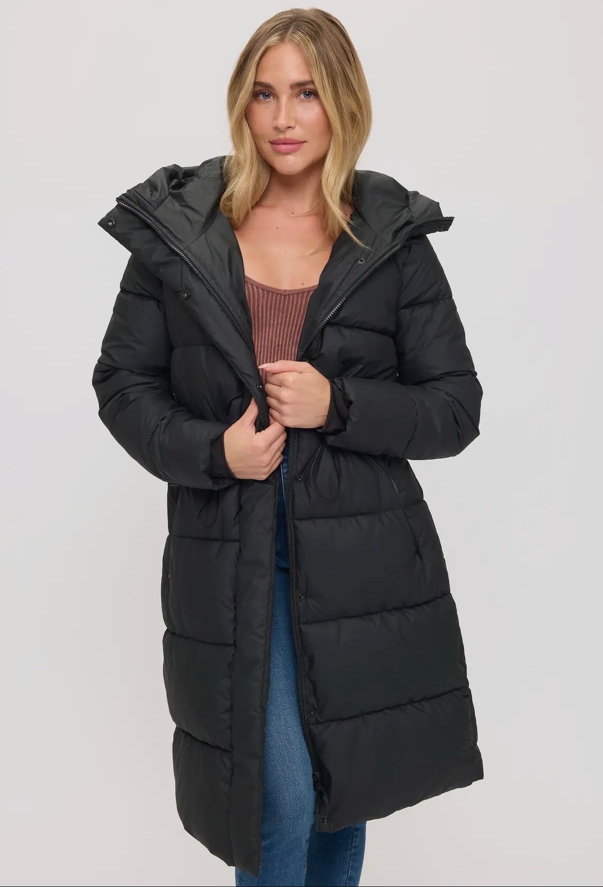 Nordic Luxe Hooded Coat