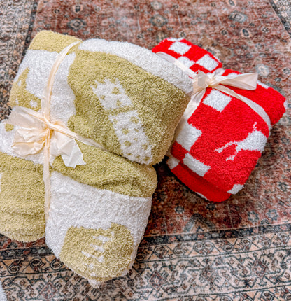 Christmas blankets- 2 colors