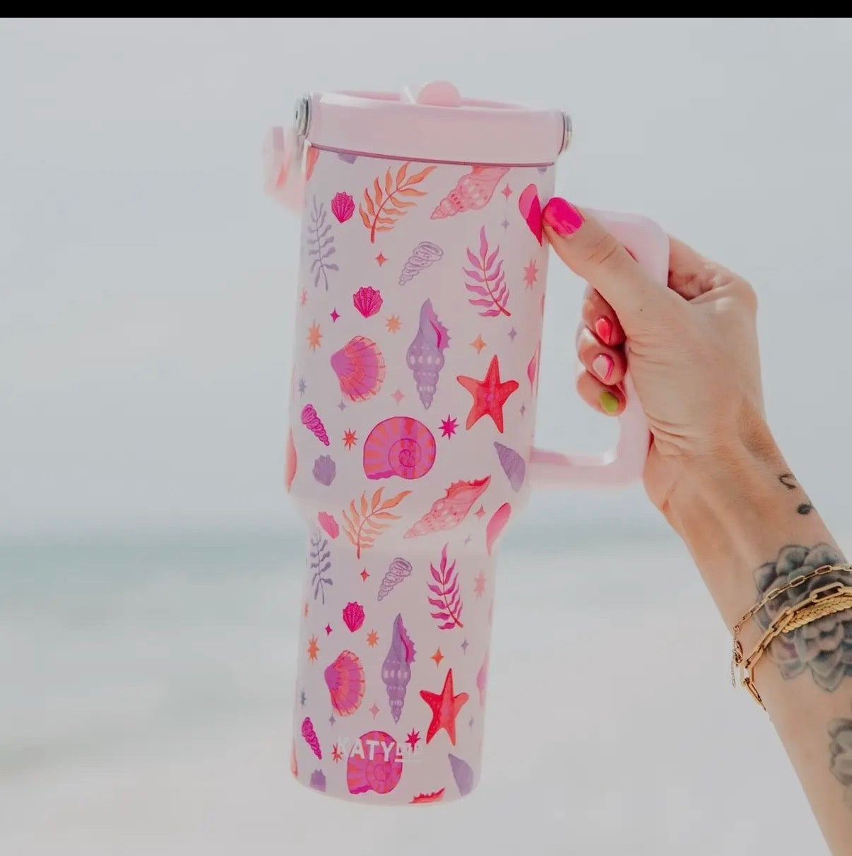 KATYDID Seashell Pink Tumbler