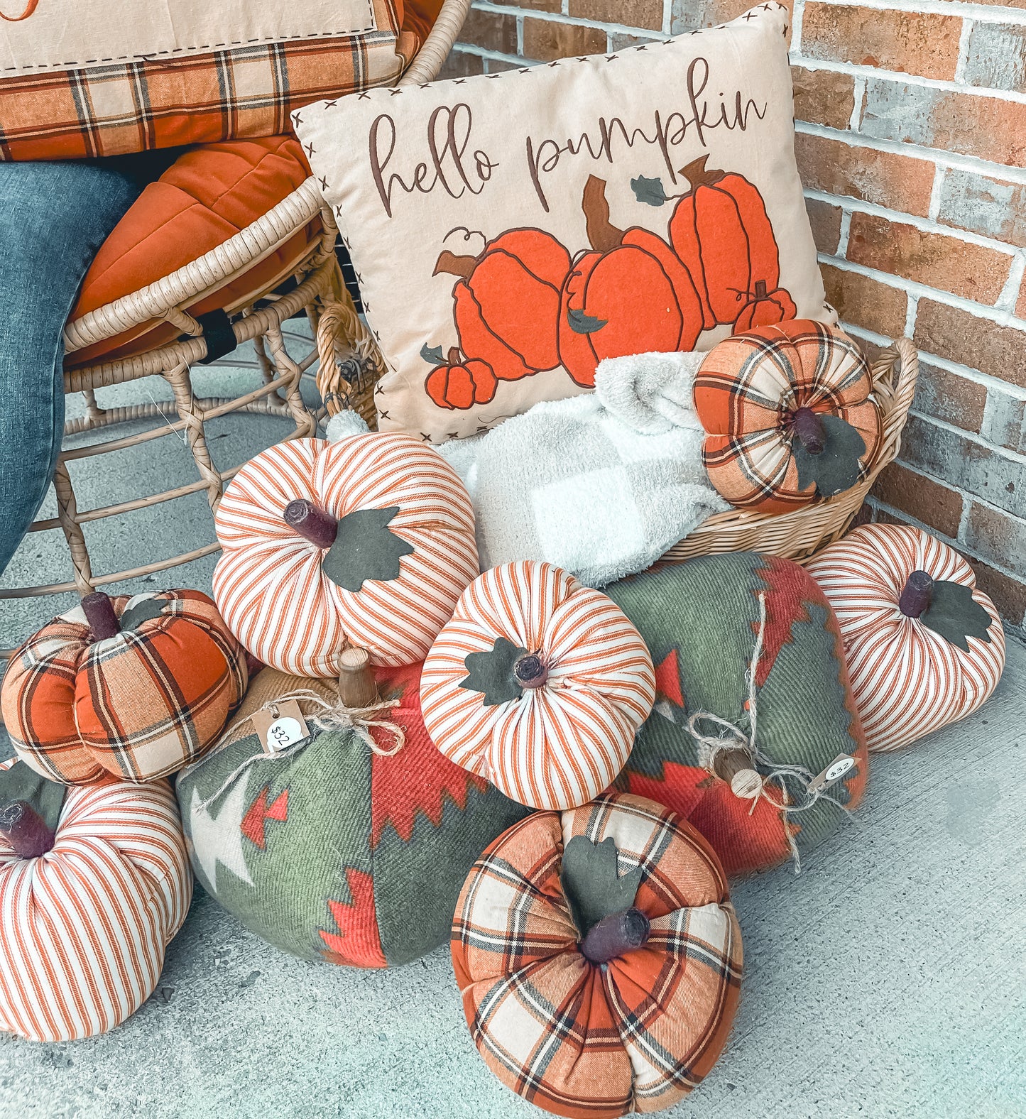 Fall throw pillows