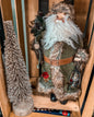 Vintage santa with cardinal cloak