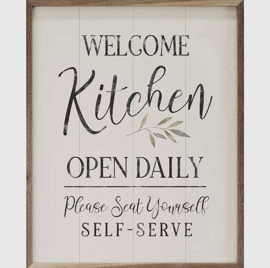 Welcome Kitchen Open Daily