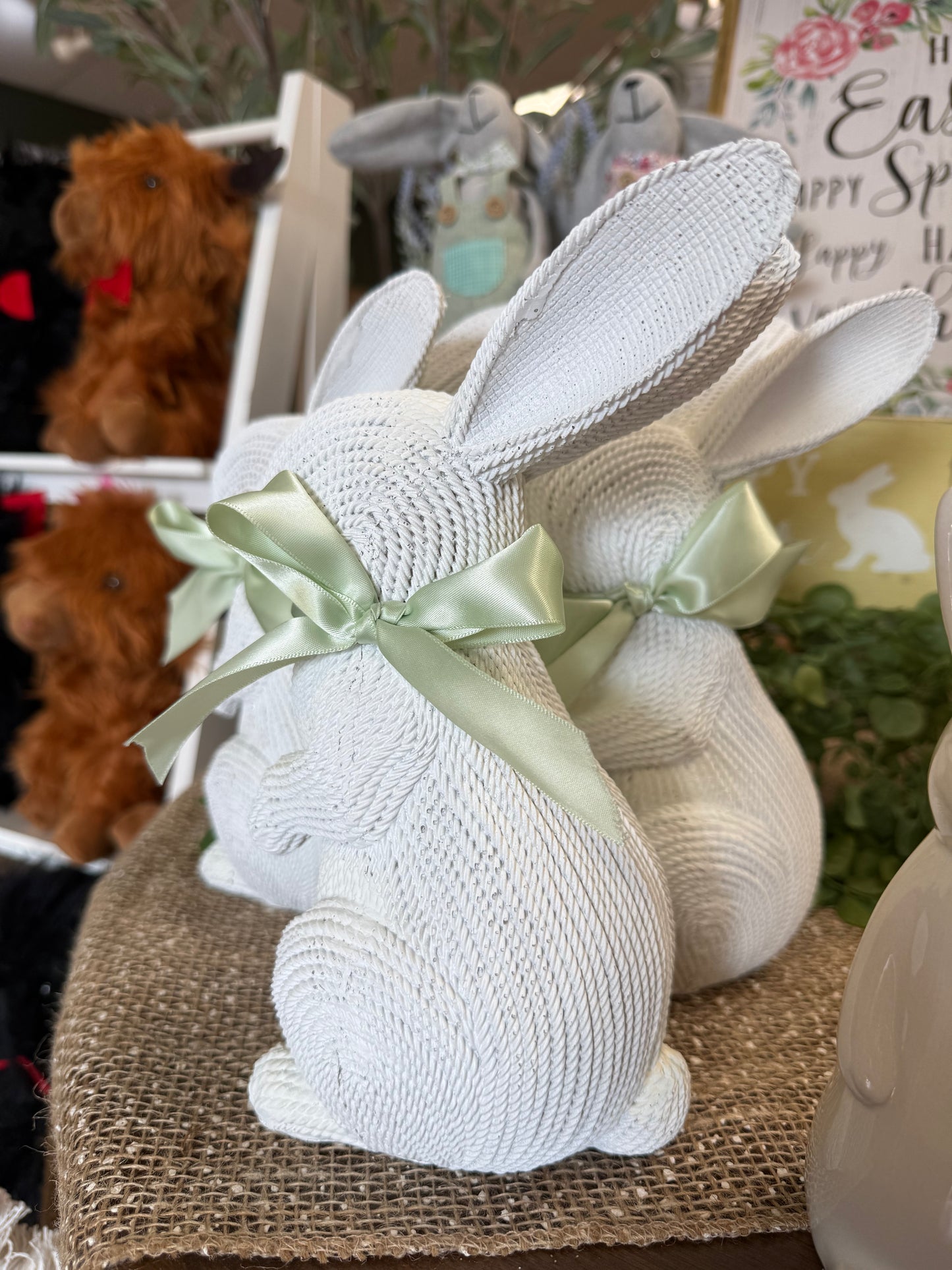 White bunny