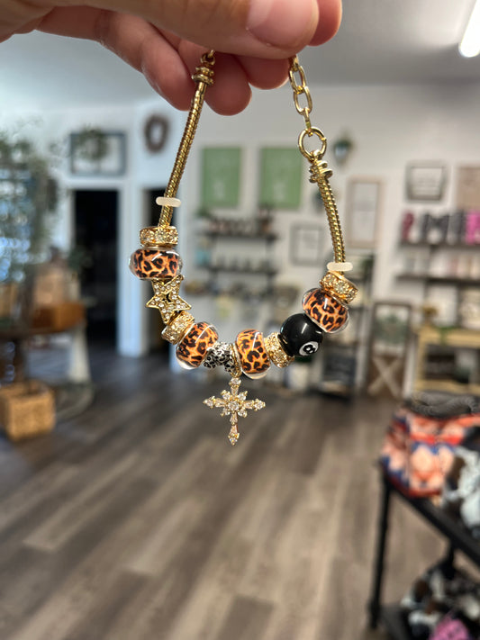 Cheetah charm bracelett