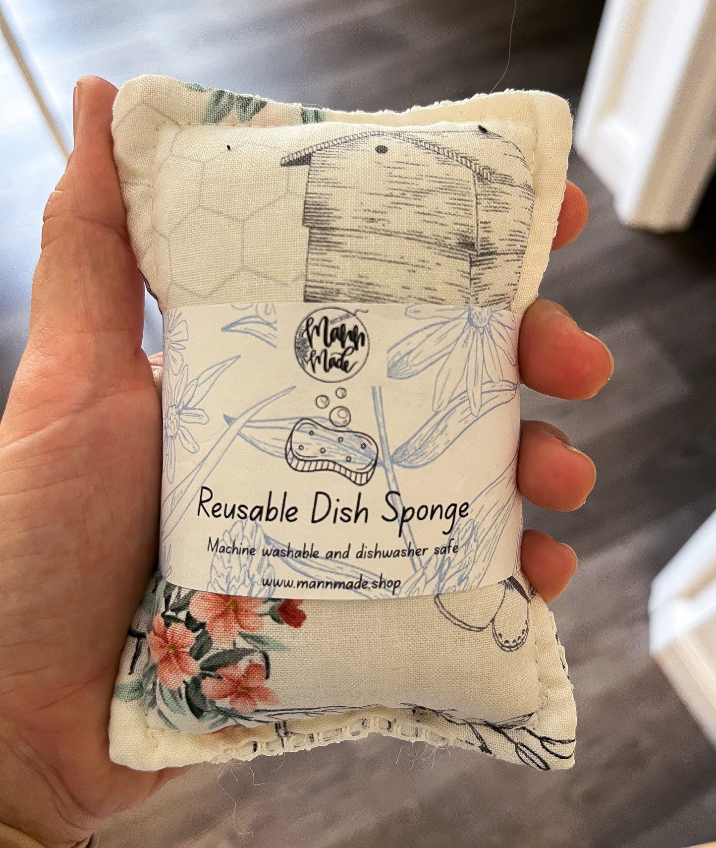 Scripture reusable sponge