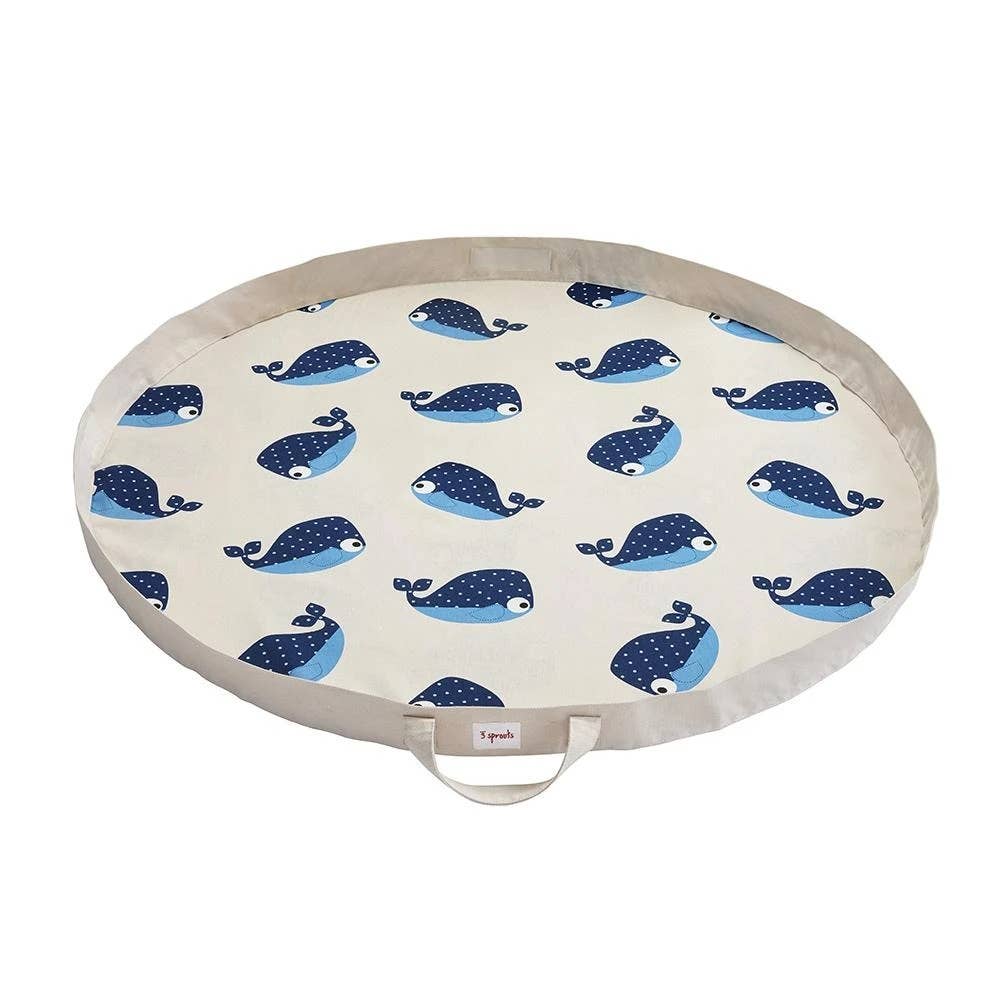 Whale Play Mat Bag