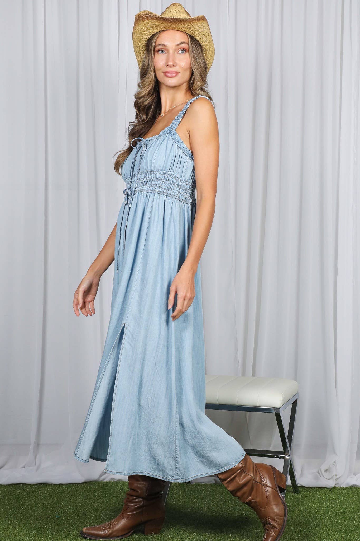Denim dress